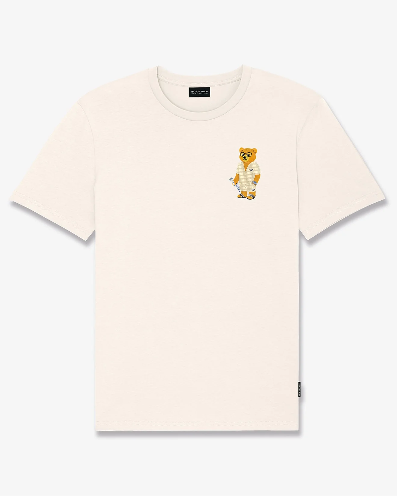 T-shirts korte mouw wit Baron Filou