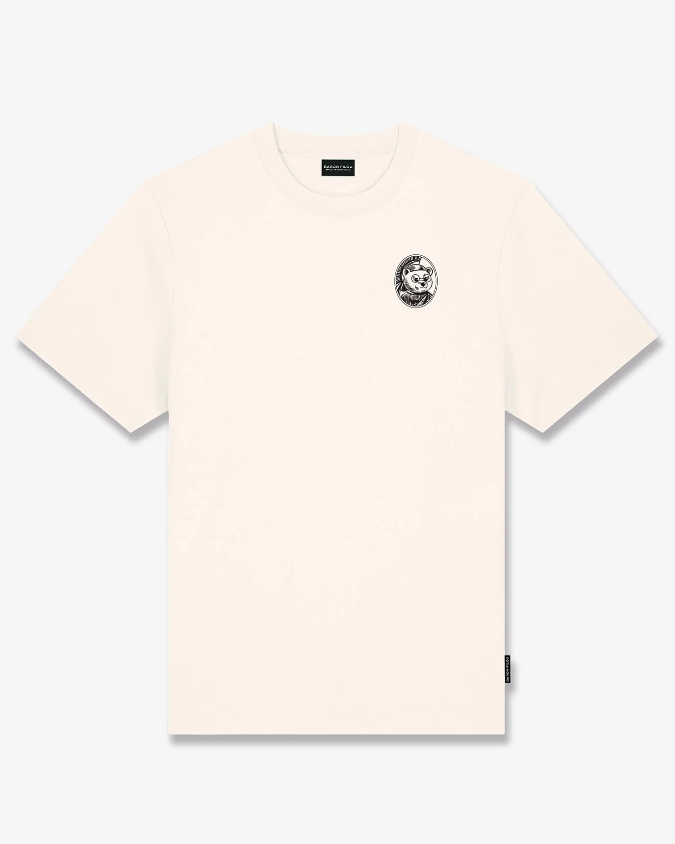 T-shirts korte mouw wit Baron Filou - Image 2