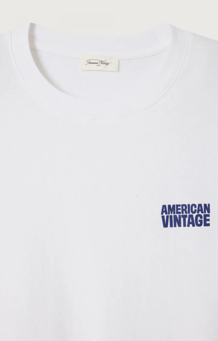 T-shirts korte mouw wit American Vintage - Image 4