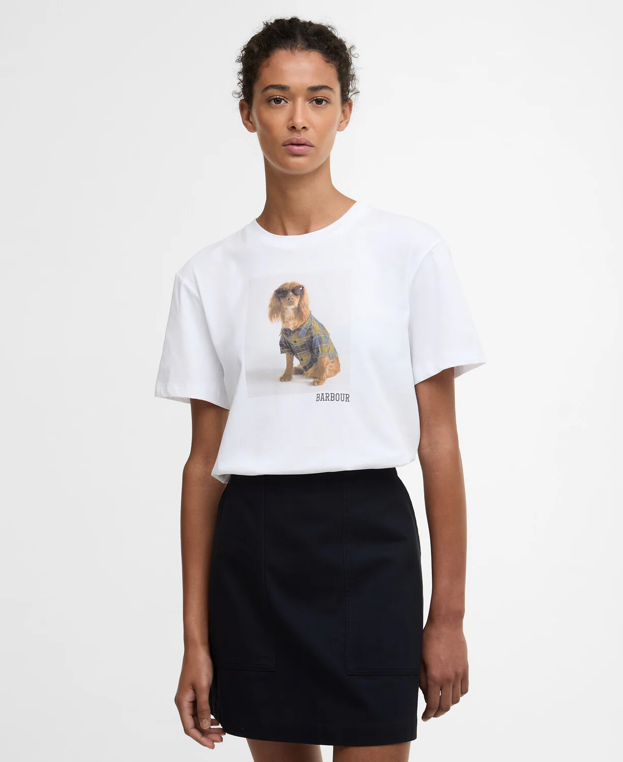 T-shirts korte mouw wit Barbour