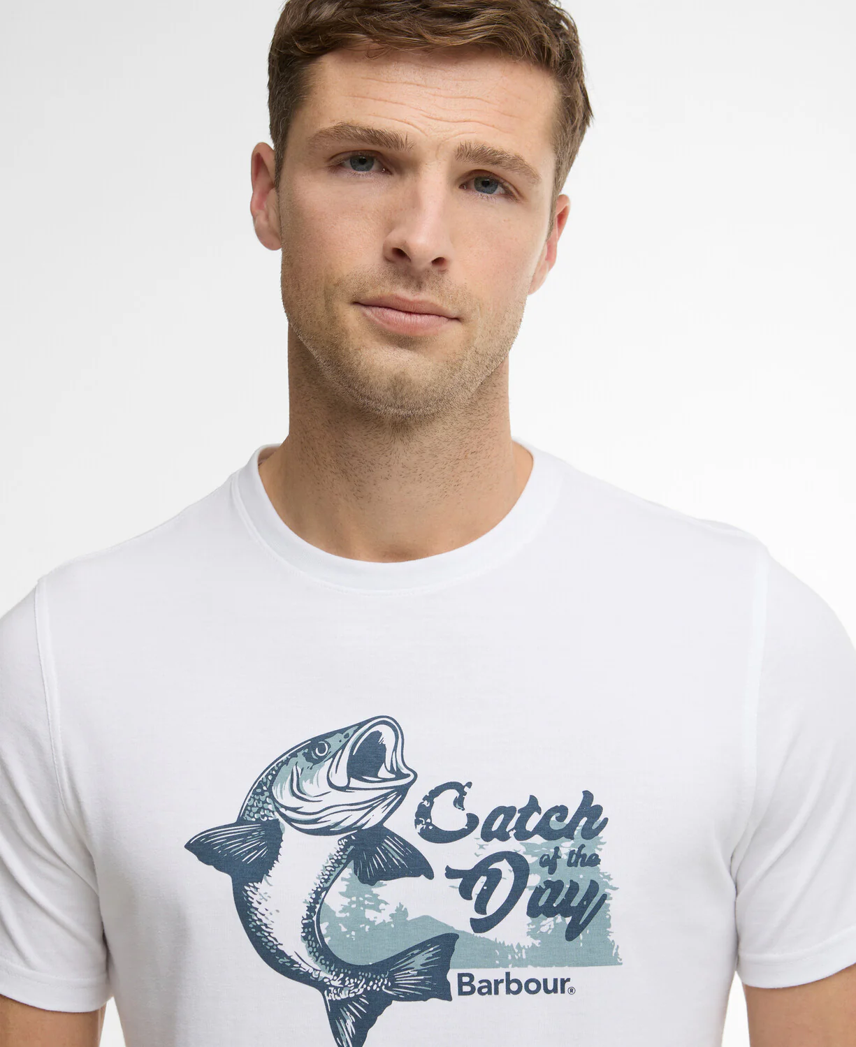 T-shirts korte mouw wit Barbour - Image 4