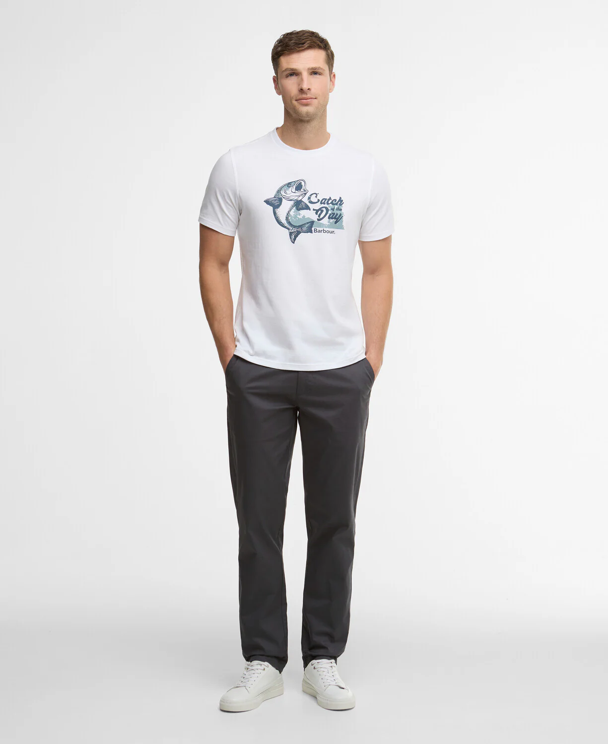 T-shirts korte mouw wit Barbour - Image 6