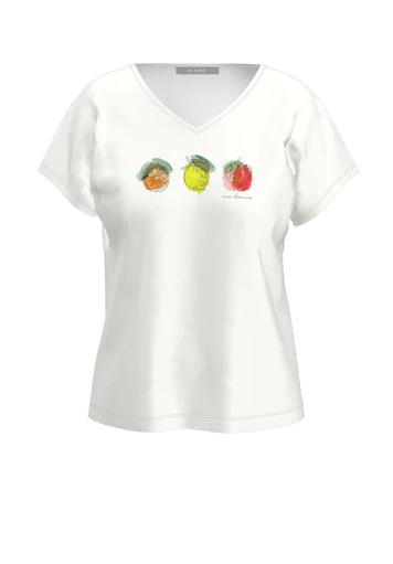 T-shirts korte mouw wit Bianca