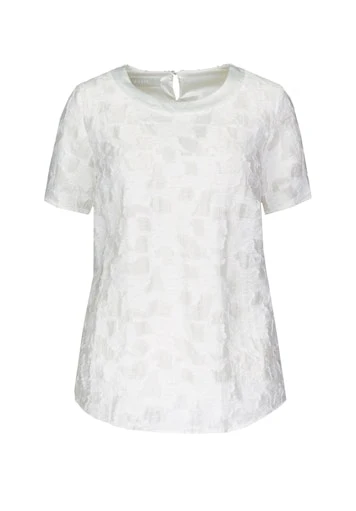 T-shirts korte mouw wit Bianca