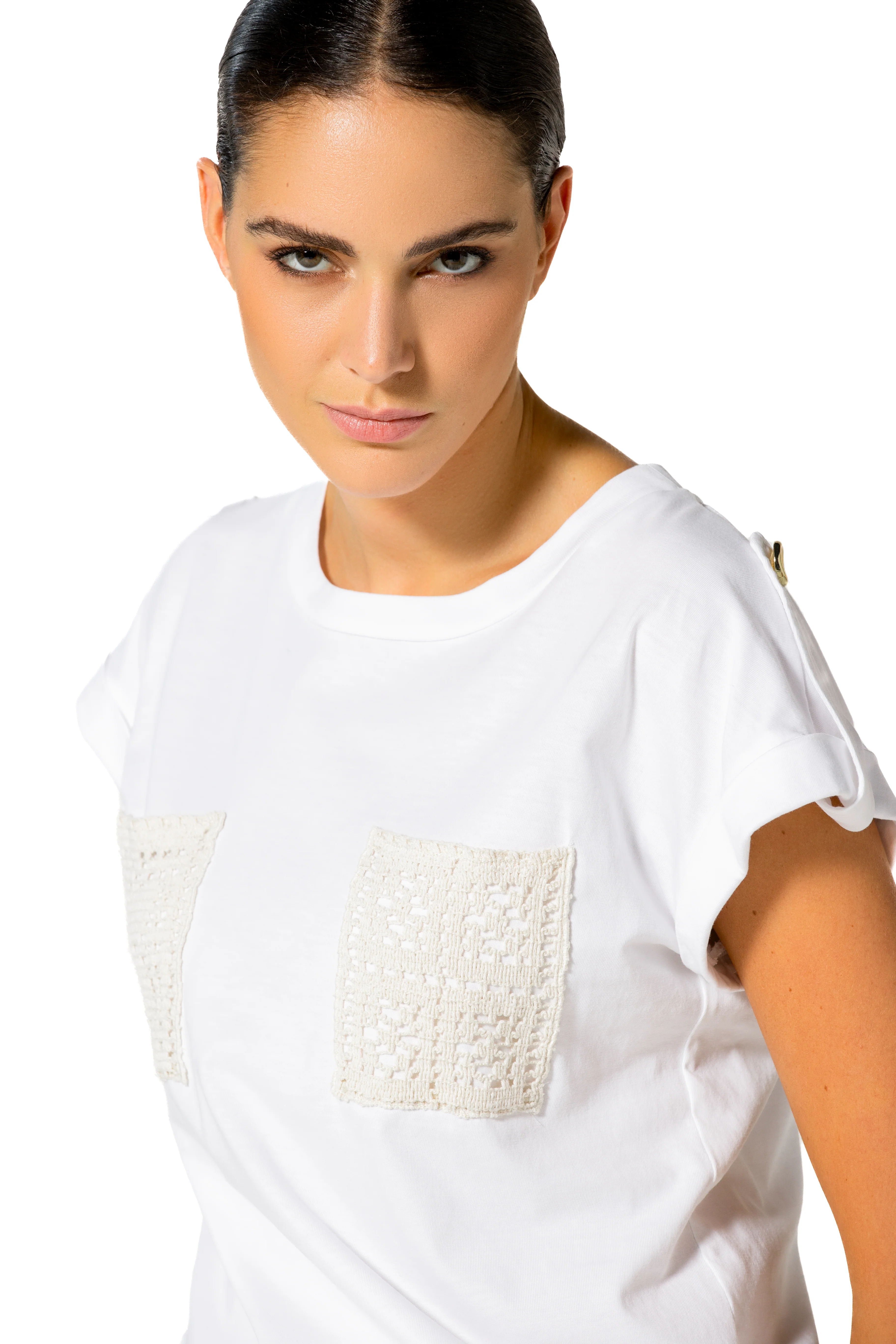 T-shirts korte mouw wit Caroline Biss - Image 4