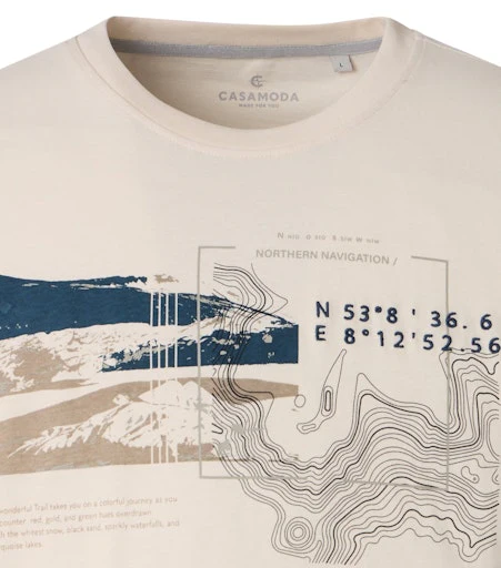 T-shirts korte mouw wit Casa Moda - Image 2