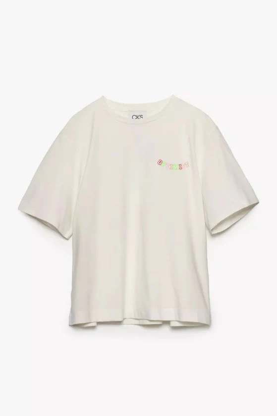 T-shirts korte mouw wit CKS - Image 3