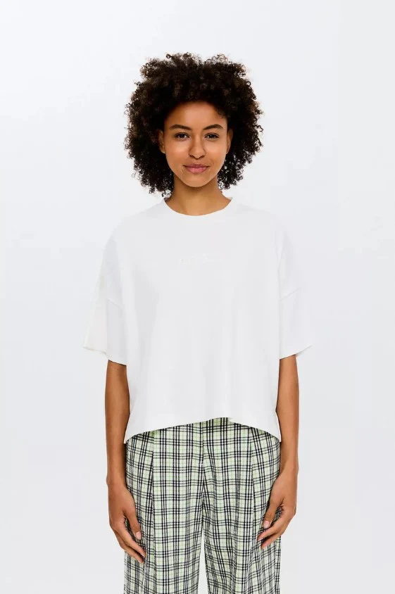 T-shirts korte mouw wit CKS