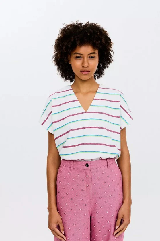 T-shirts korte mouw wit CKS