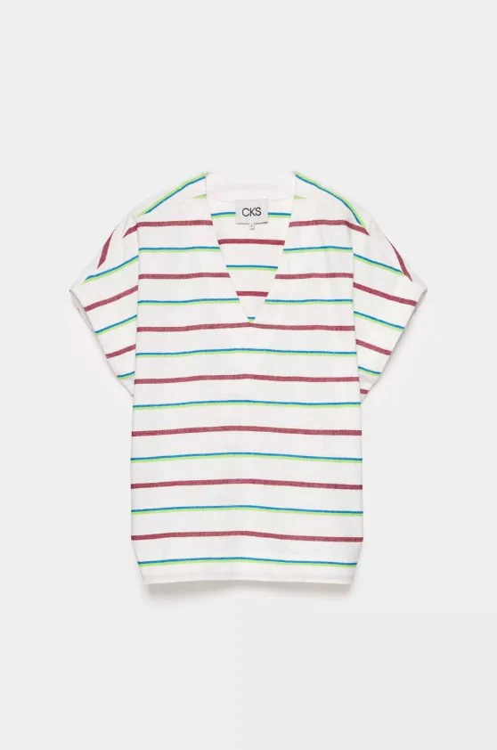 T-shirts korte mouw wit CKS - Image 6