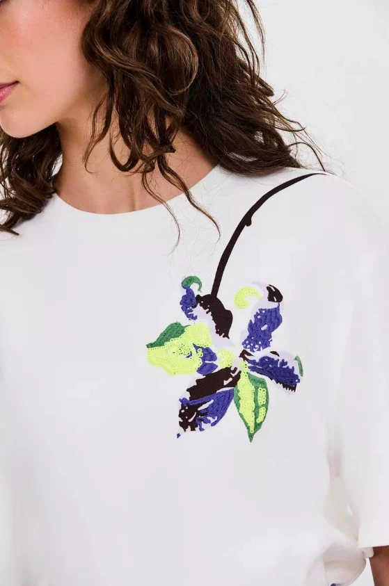 T-shirts korte mouw wit CKS - Image 2