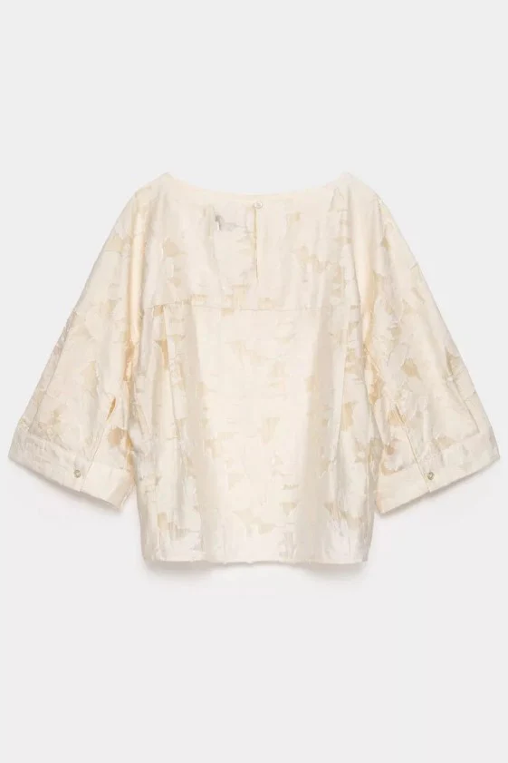 Blouses korte mouw wit CKS - Image 3