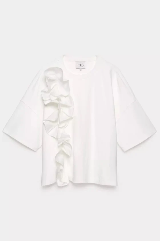T-shirts korte mouw wit CKS