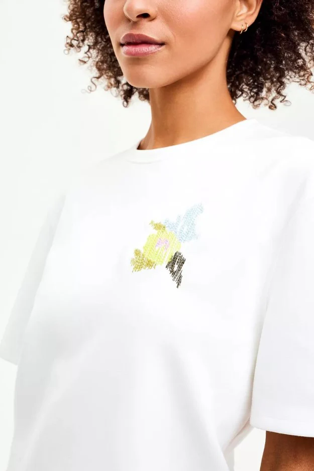 T-shirts korte mouw wit CKS - Image 2