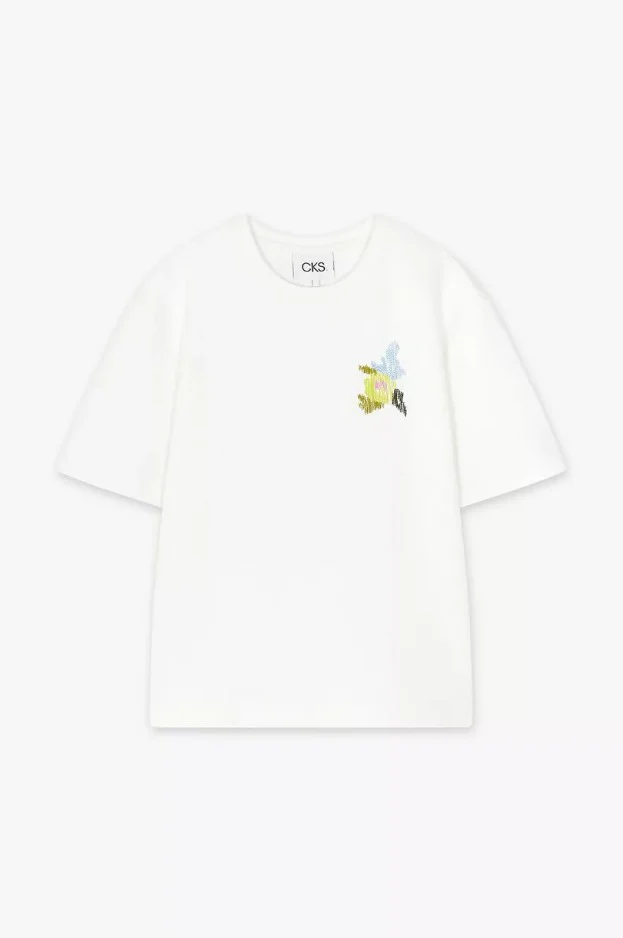 T-shirts korte mouw wit CKS - Image 3