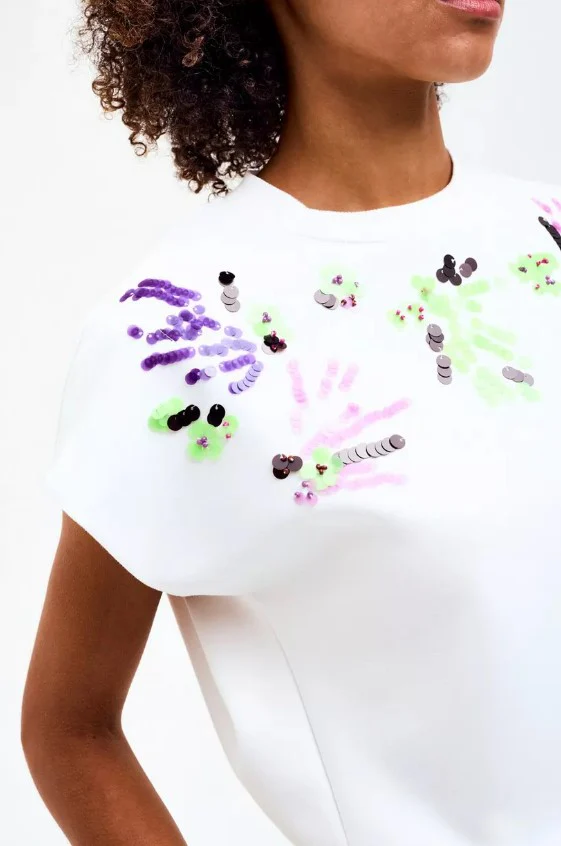 T-shirts korte mouw wit CKS - Image 2
