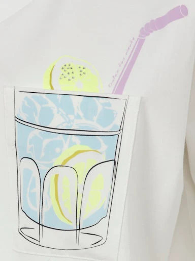 T-shirts korte mouw wit eiszeit - Image 3