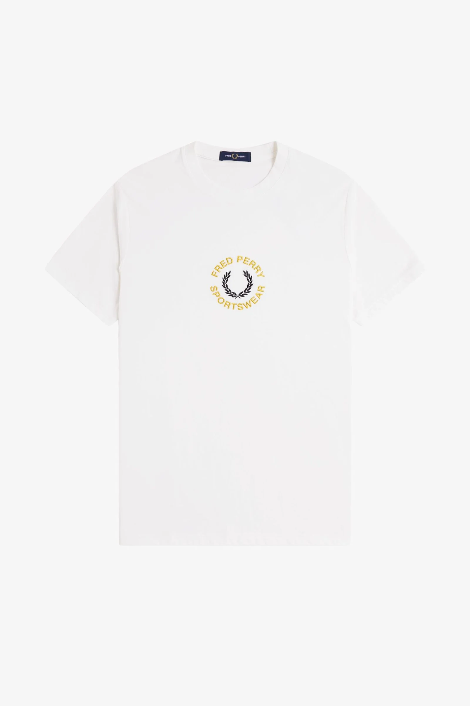 T-shirts korte mouw wit Fred Perry - Image 3
