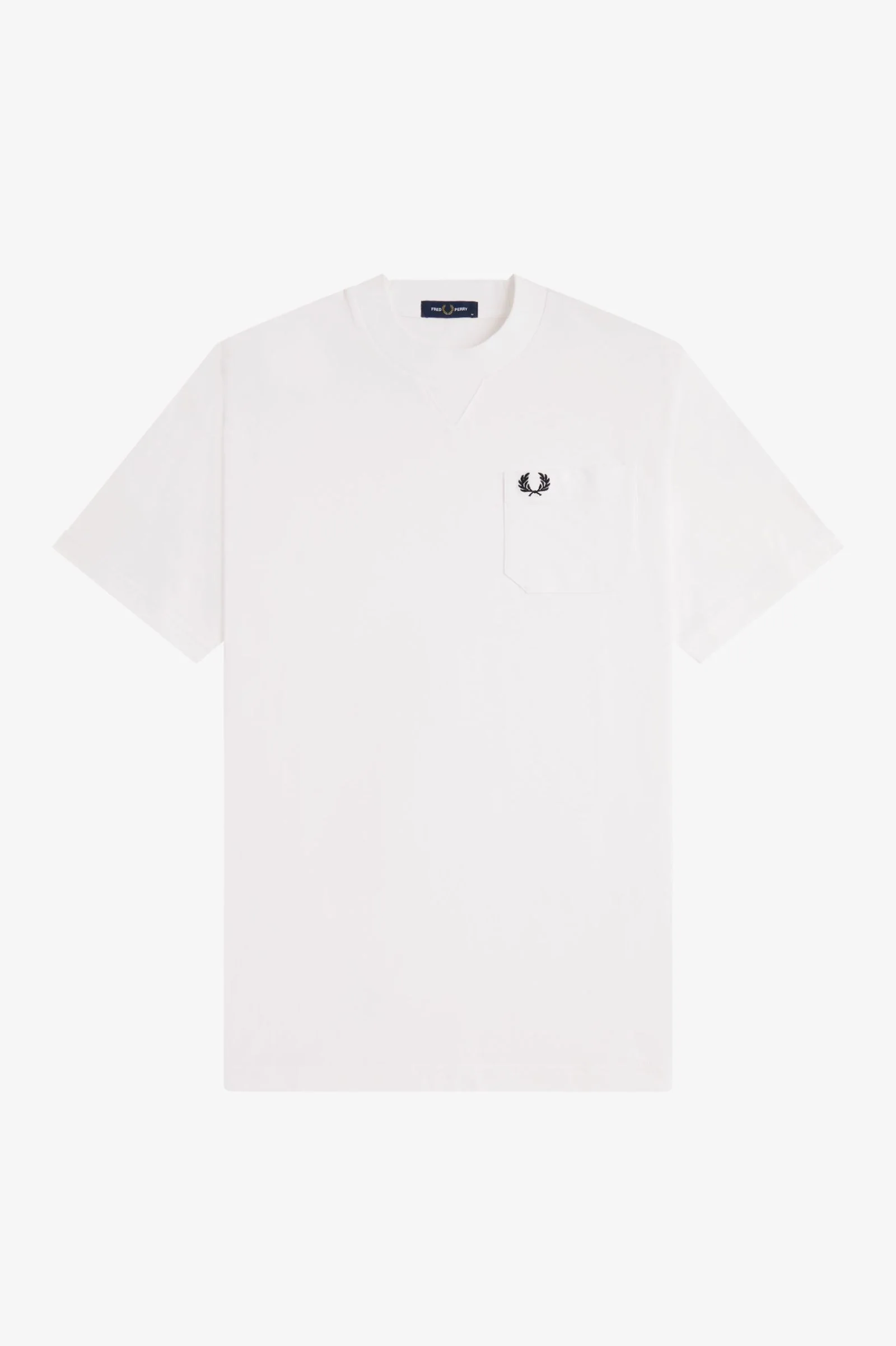 T-shirts korte mouw wit Fred Perry - Image 3