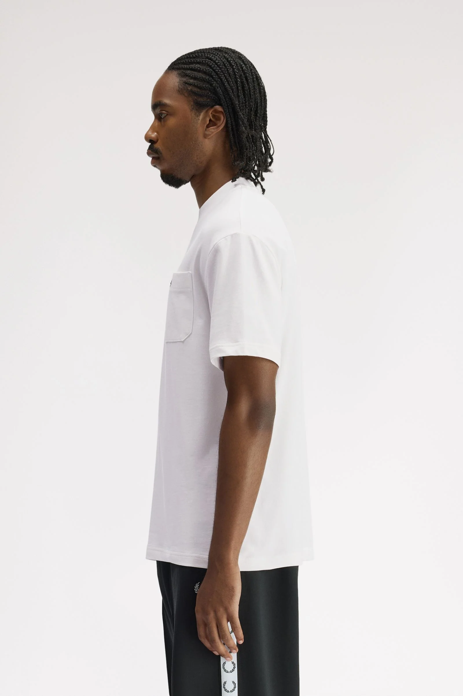 T-shirts korte mouw wit Fred Perry - Image 4