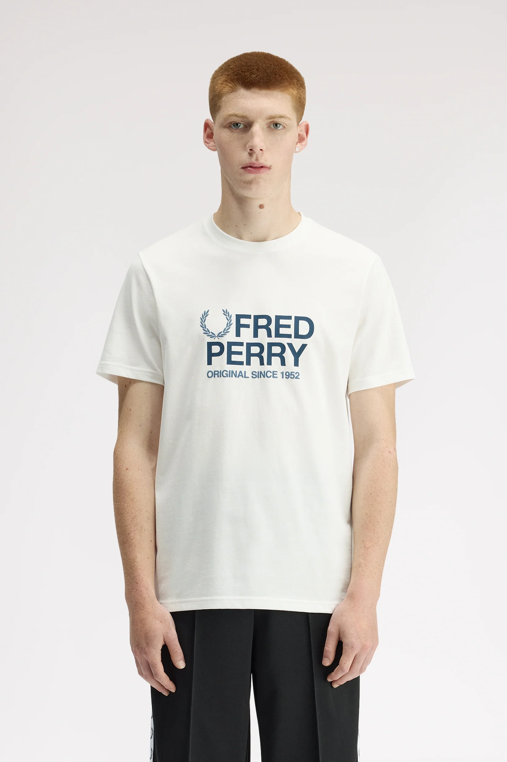 T-shirts korte mouw wit Fred Perry