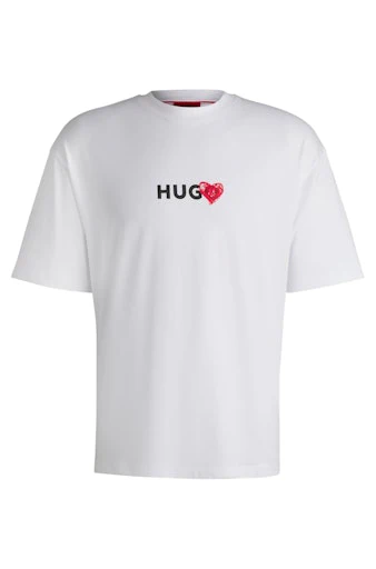 T-shirts korte mouw wit HUGO RED