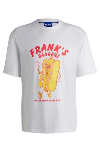 T-shirts korte mouw wit HUGO BLUE