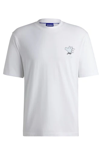 T-shirts korte mouw wit HUGO BLUE