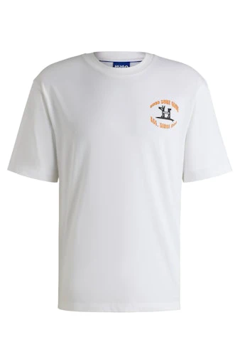 T-shirts korte mouw wit HUGO BLUE