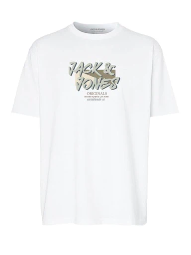 T-shirts korte mouw wit JACK & JONES JUNIOR