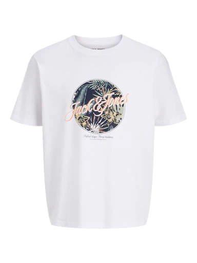 T-shirts korte mouw wit JACK & JONES JUNIOR