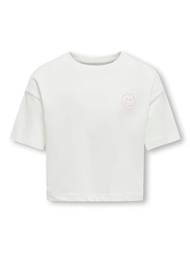 T-shirts korte mouw wit KIDS ONLY