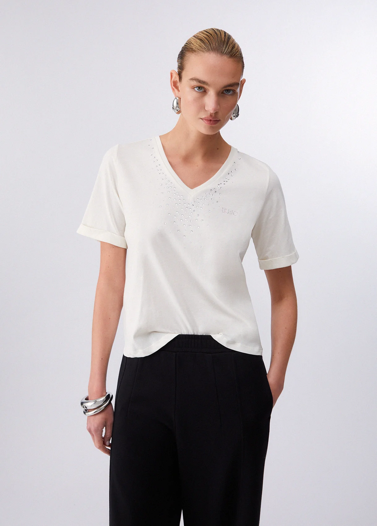 T-shirts korte mouw wit Liu Jo