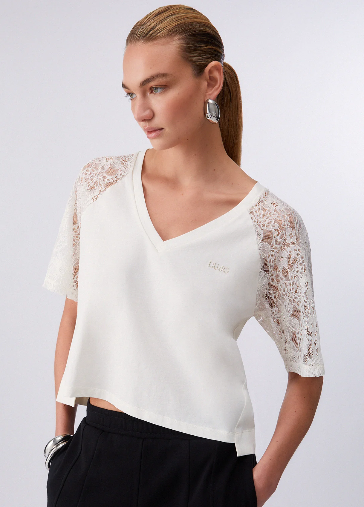 T-shirts korte mouw wit Liu Jo