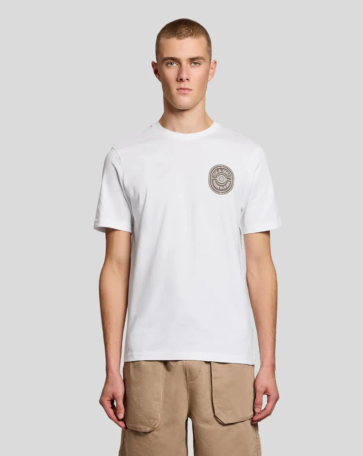 T-shirts korte mouw wit Lyle & Scott