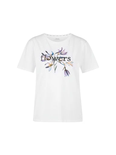 T-shirts korte mouw wit Marc Cain