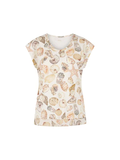 T-shirts korte mouw wit Marc Cain