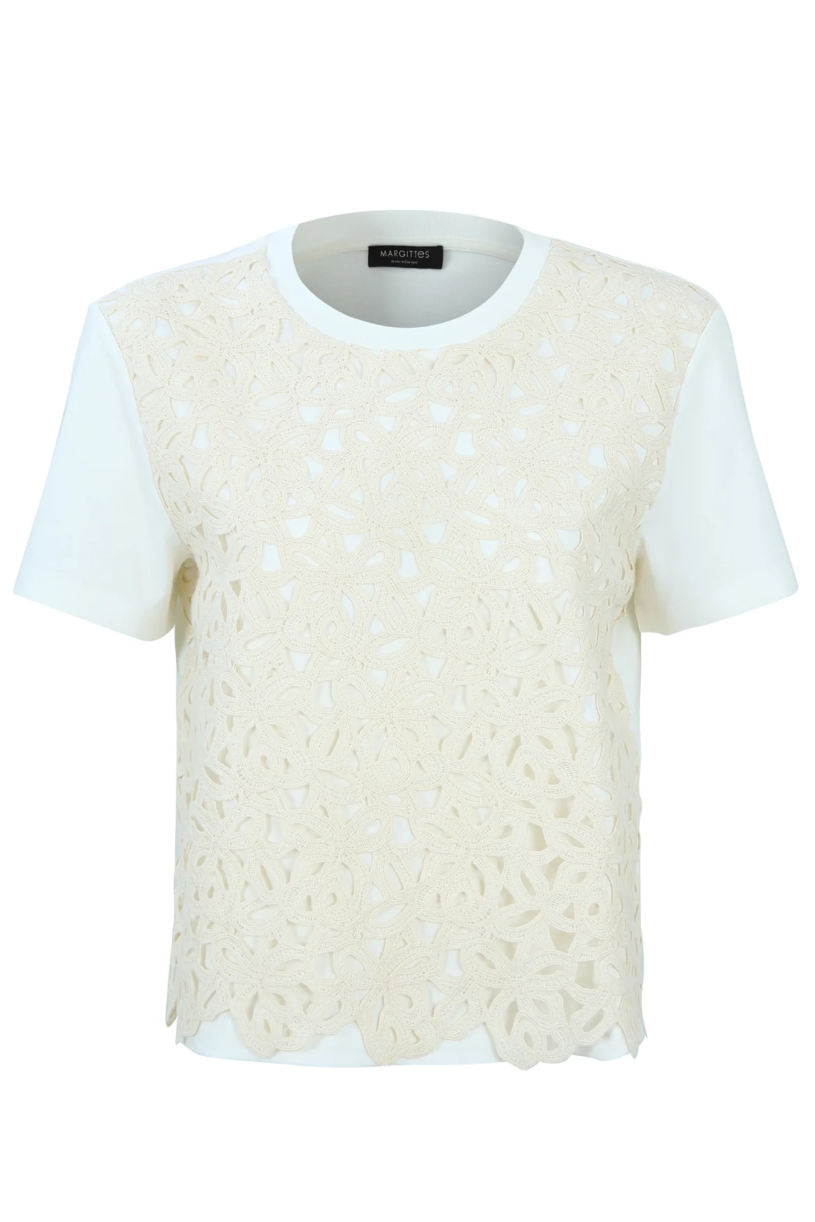 T-shirts korte mouw wit Margittes