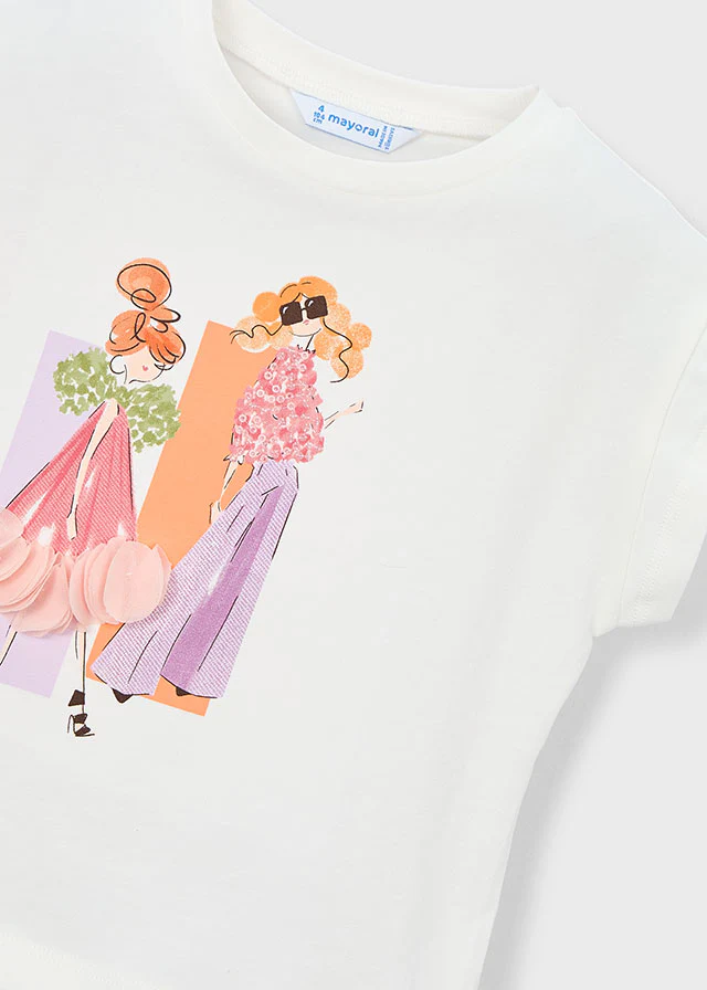 T-shirts korte mouw wit Mayoral - Image 4
