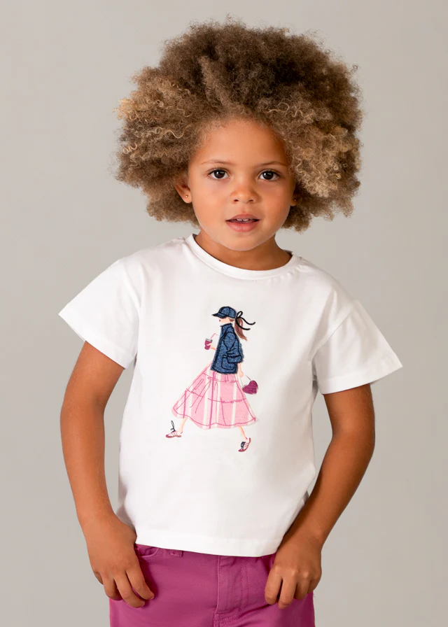 T-shirts korte mouw wit Mayoral