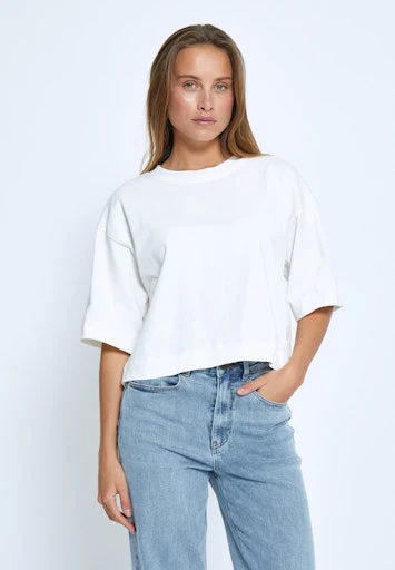 T-shirts korte mouw wit Minus