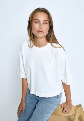 T-shirts korte mouw wit Minus - Image 5