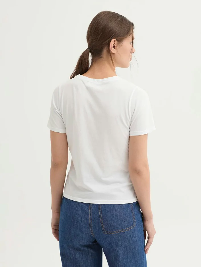 T-shirts korte mouw wit Nice Things - Image 2