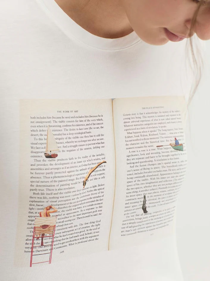 T-shirts korte mouw wit Nice Things - Image 3
