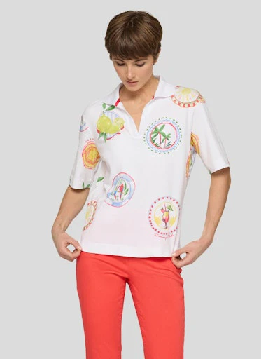 T-shirts korte mouw wit Rabe - Image 2