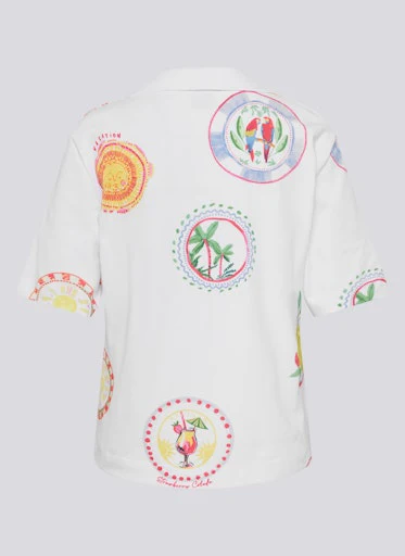 T-shirts korte mouw wit Rabe - Image 8