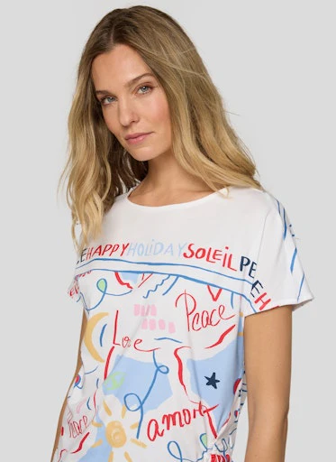 T-shirts korte mouw wit Rabe - Image 3