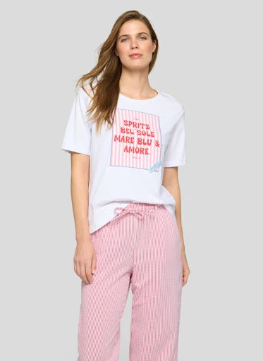 T-shirts korte mouw wit Rabe - Image 2