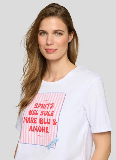 T-shirts korte mouw wit Rabe - Image 3