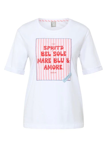 T-shirts korte mouw wit Rabe - Image 7